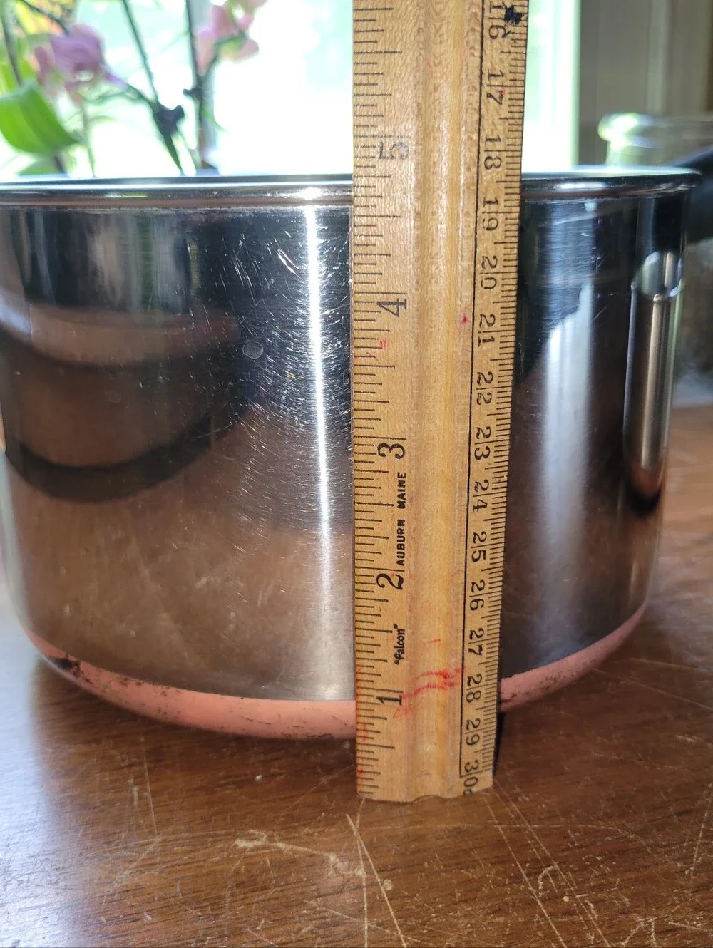 Vintage Revere Ware Copper Bottom 1 Qt & 3 Qt Saucepan Pot Set